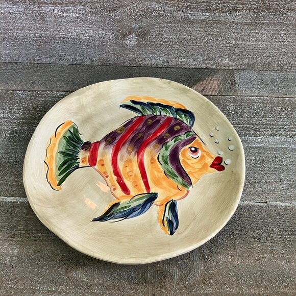 Under the sea hand painted serving sets - Picture 4 of 7